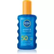 Nivea Sun Protect & Dry Touch nevidno pršilo za sončenje SPF 50 200 ml