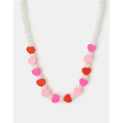 Monsoon Children Ogrlica za devojcice HEART BEADED NECKLACE