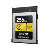 Lexar CFexpress 256GB (R:1750/W:1500MB/s) Pro Type B Gold