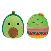 Squishmallows Plišana igracka Guacamole Gideon i Avocado Austin, 12cm
