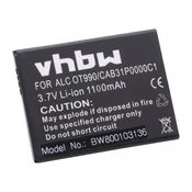 Baterija za Alcatel OT-910/OT-985/OT-990, 1100 mAh
