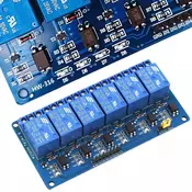 OEM 6-Kanalni Relejni Modul 5v – Optična Izolacija, SPDT, 10a, 91x57x19 mm | za Arduino v MCU