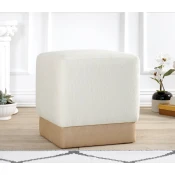 Atelier del Sofa Tabure 45x45x45cm, Krem