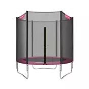 Songmics Trampolin okrogel 244 cm črno modra