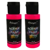 Artmagico Akrilna barva Premium 59 ml, Peach Red, 2 kosa