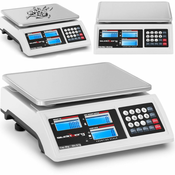 BE Komercialna tehtnica za trgovce, LCD RS232, 6000 g / 0,1 g