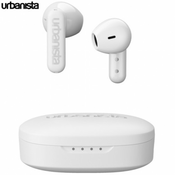 URBANISTA COPENHAGEN brezžične slušalke, bluetooth 5.2, TWS, do 32 ur predvajanja, upravljanje na dotik, IPX4 vodoodpornost, USB Type-C, bele (Pure White)
