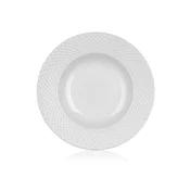 Globoki krožniki Banquet Diam.Line-beli,22,2cm,komplet 6