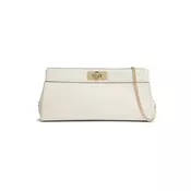 TOMMY HILFIGER Pisemska torbica  kremna