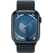 Apple Watch Series 9 41mm (GPS) Aluminium Case Midnight Black with Sport Loop Midnight Crni