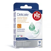 Pic Delicate antibakterijski obliž L, 10 obližev