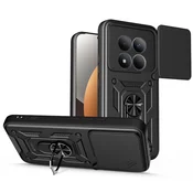 Tech-protect Camshield ovitek za Xiaomi Redmi Note 15 Pro 5G, črna