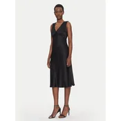 Fracomina Cocktail obleka FS25SD2004W73201 Črna Slim Fit