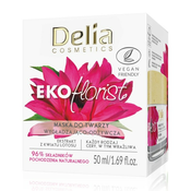 Maska za lice sa eteričnim uljima hibiskusa, lotosa, kokosovim uljem za hidrataciju - DELIA - Kozmo