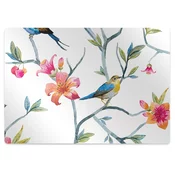 Decormat Podloga za zaščito tal Cvetje 140x100 cm 2 cm