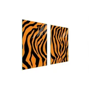 shumee STEKLENA ZAŠČITNA PLOŠČA ZA ŠTEDILNIK 75x52 TIGER