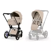 Cybex Voziček 2v1 ePriam komplet comfort Platinum cozy beige