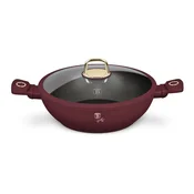 Berlingerhaus Wok s pokrovom in titanovim premazom, premer 30 cm, Leonardo Collection