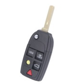 INF Ohišje za avtomobilski ključ Volvo 5 gumbi črne barve, (21247476)