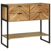 vidaXL Konzolna miza 90x35x80 cm Trdi les akacija