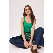 Trendyol Milla Ženska majica TWOSS22AL0042, Zelena