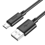 Hoco Podatkovni polnilni kabel X88 Micro USB 1 m 18W 2,4A - crn