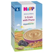 Hipp mlecna instant kaša 5 žit. i suva šljiva 250g