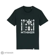 MTHIKER Majica s kratkimi rokavi, črna (2XL)