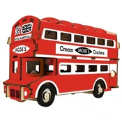 Carolijashop 3d drvena slagalica - Engleski dupli bus ( 222)