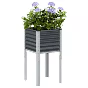 Vrtna žardinjera antracit 45x45x88 cm celik