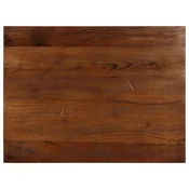Ploca za stol 90x70x2,5 cm pravokutna masivno obnovljeno drvo