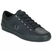 Fred Perry Baseline Leather Črna