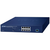 Planet switch 8x1Gb/2,5Gb + 1xSFP+ 10Gb, VLAN, brez ventilatorja
