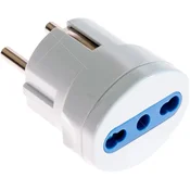FAMATEL Strujni adapter 2P plus T shuko/2P plus T Italian, 2P plus T 16A Euro/Italian, Bijeli