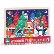 Mudpuppy Puzzle Božič 12 kosov
