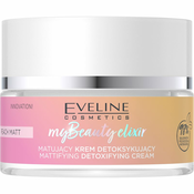 Eveline Cosmetics My Beauty Elixir Peach Matt krema za detoksikaciju s mat efektom 50 ml