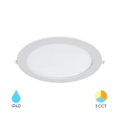 BRAYTRON BP01 vgradni panel LED 18W CCT okrogel bel