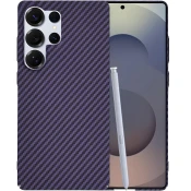 Ohišje Techsuit Carbonite FiberShell za Samsung Galaxy S25 Ultra - Vijolična KP38078