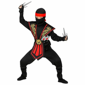 Kostim Crveni Ninja s dodacima - veličina 158