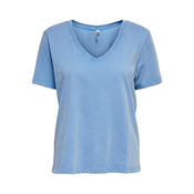 Light blue basic T-shirt JDY Farock - Women