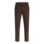 JACK & JONES Chino hlače JPSTMARCO BOWIE čokolada