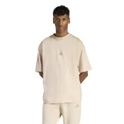 Adidas Muška majica M Fi Sl T KD7648, Okrugli izrez, Okrugli izrez, Bež