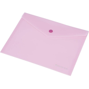 PANTA PLAST mapa A4 z gumbom FOCUS, roza