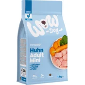 WOW Suha pasja hrana ADULT Minis - piščanec - 1 kg