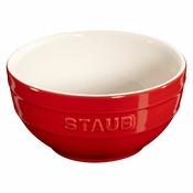 Zdjela, 1,2 l, crvena, keramika, Staub