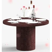 Casa Padrino luxury dining table with bioethanol fireplace A 120 x H. 75 cm - Different Colors - Dining room table - Garden table - Dining room furniture - Garden furniture - Luxury furniture