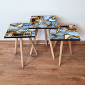 HANAH HOME Set 3 stocica 3Shp100 Multicolor