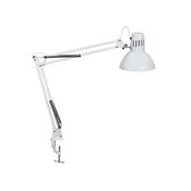 LED-svetilka MAULstudy, bela, jeklo, višina 44 cm, E27 - Študija/pisarna - Kovina