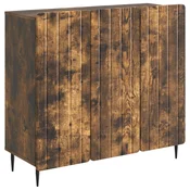 Vidaxl Strani šal Dimljen hrast 89 x 34,5 x 82 cm Inženirski les