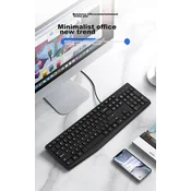 B.O.W Tastatura, Žicana, Crna